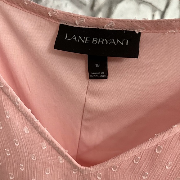 Blush Pink Cold Shoulder Peplum Blouse - Picture 3 of 4